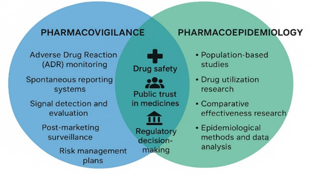 Intersection of Pharmacovigilance and Pharmacoepidemiology